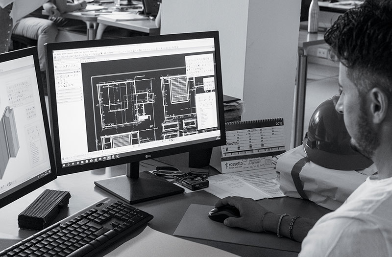 يصمم المهندسون والمعماريون في مختبر باوليني التقني مسارات البناء.