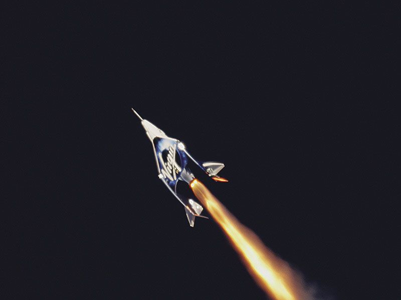 الطائرة الفضائية VSS Unity تبلغ الفضاء للمرة الثانية في غضون عشرة أسابيع.