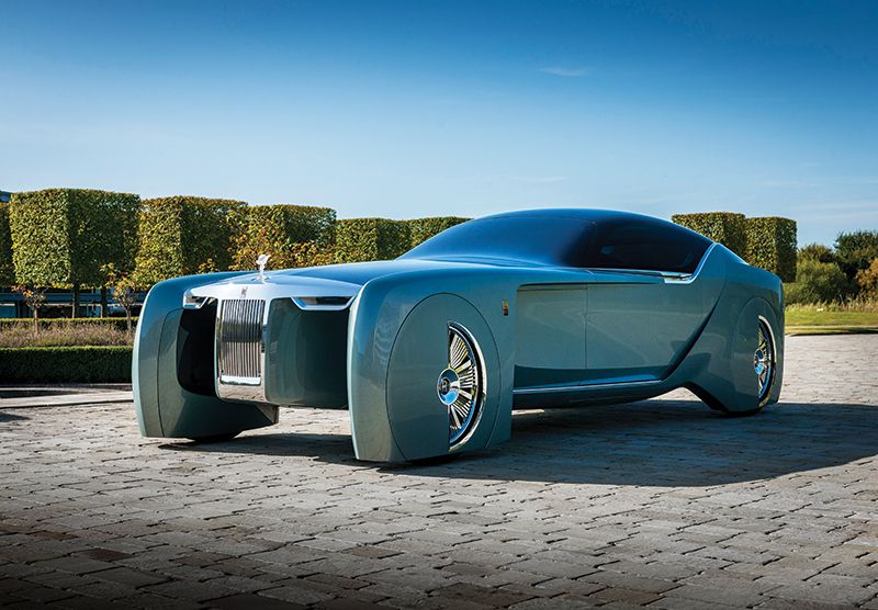 تشير رولز – رويس إلى أن مركبتها 103EX Concept ترسم تصورًا لمستقبل ستكون كل سيارة فيه «متفردة على غرار بصمة الإصبع».