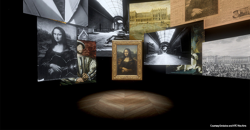 يقدم اللوفر أول تجربة بتقنية الواقع الافتراضي لعرض بعنوان «موناليزا: ما وراء الزجاج».