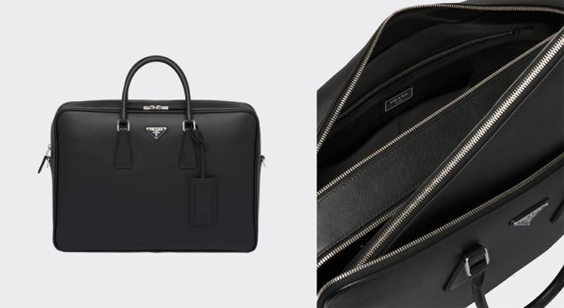 Prada Saffiano Leather Work Bag