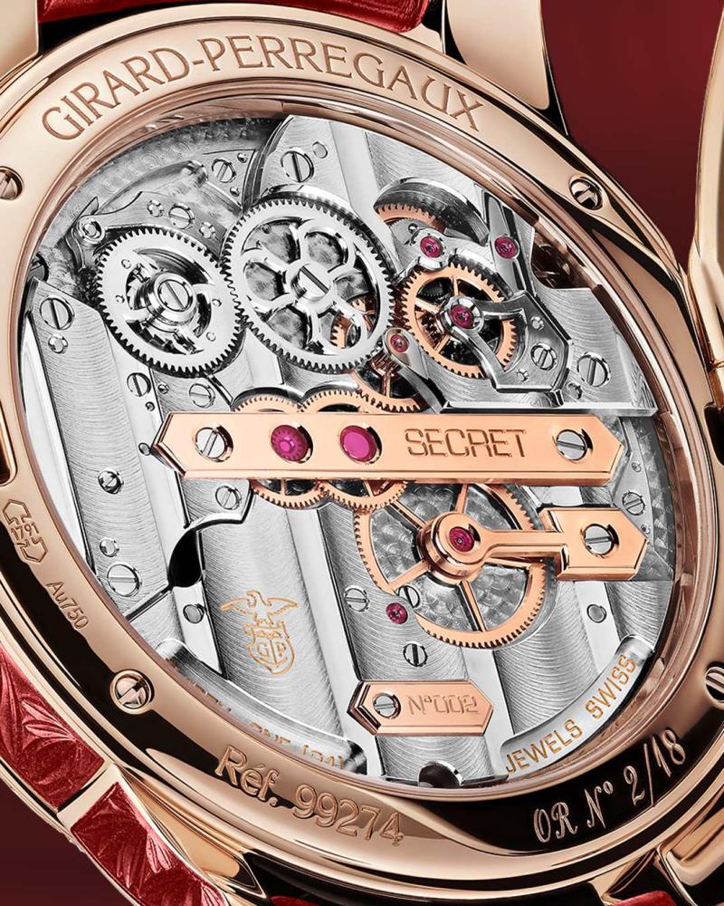 جيرار - بيريغو تكشف عن ساعة La Esmeralda Tourbillon "A Secret" Eternity Edition بثلاثة ألوان جديدة