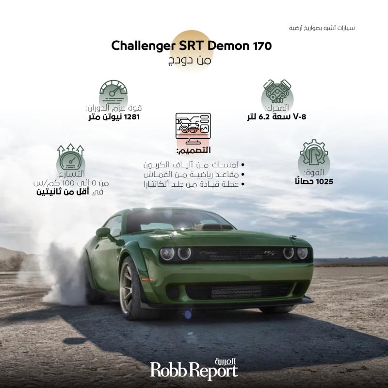 Challenger SRT Demon 170 من دودج