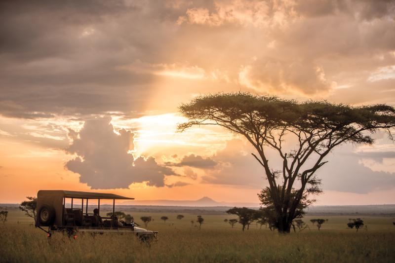 الإطلالة من نزل Singita Sasakwa Lodge على محمية سينغيتا غروميتي.