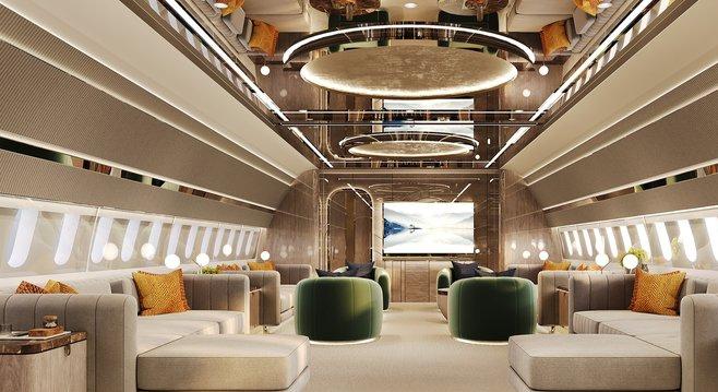 "سولرايز".. تصميم ينقل BBJ 787 من عالم الطيران إلى رفاهية الأجنحة الفندقية