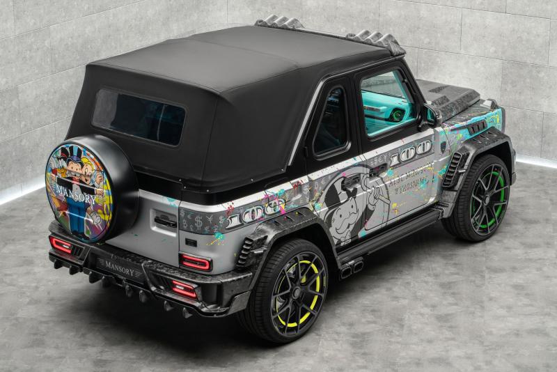 مانسوري وأليك مونوبولي يجسّدان الفن والجرأة في مرسيدس G-Class المكشوفة