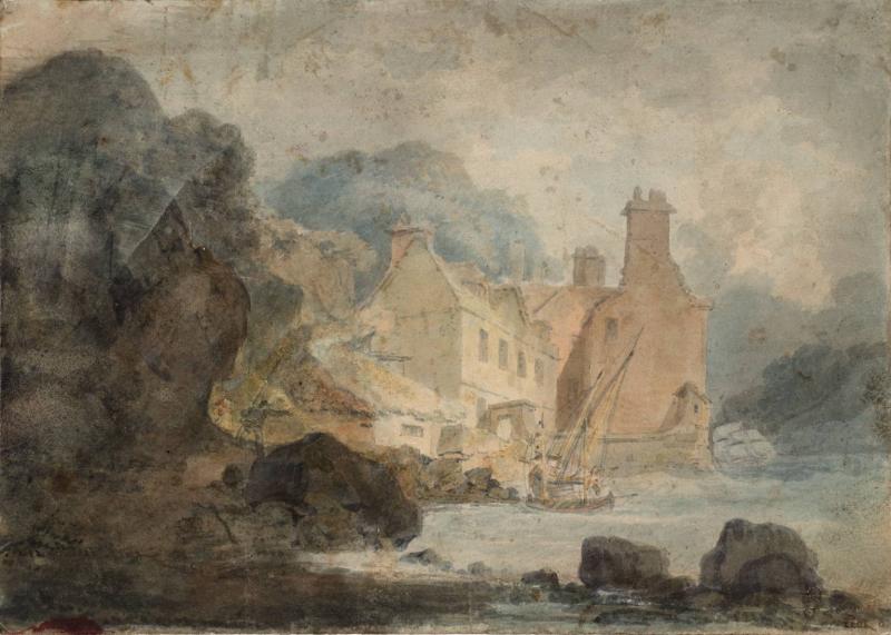 The Rising Squall, Hot Wells, from St Vincent’s Rock, Bristol.. لوحة للفنان جوزيف تيرنر تعود بعد 150 عامًا