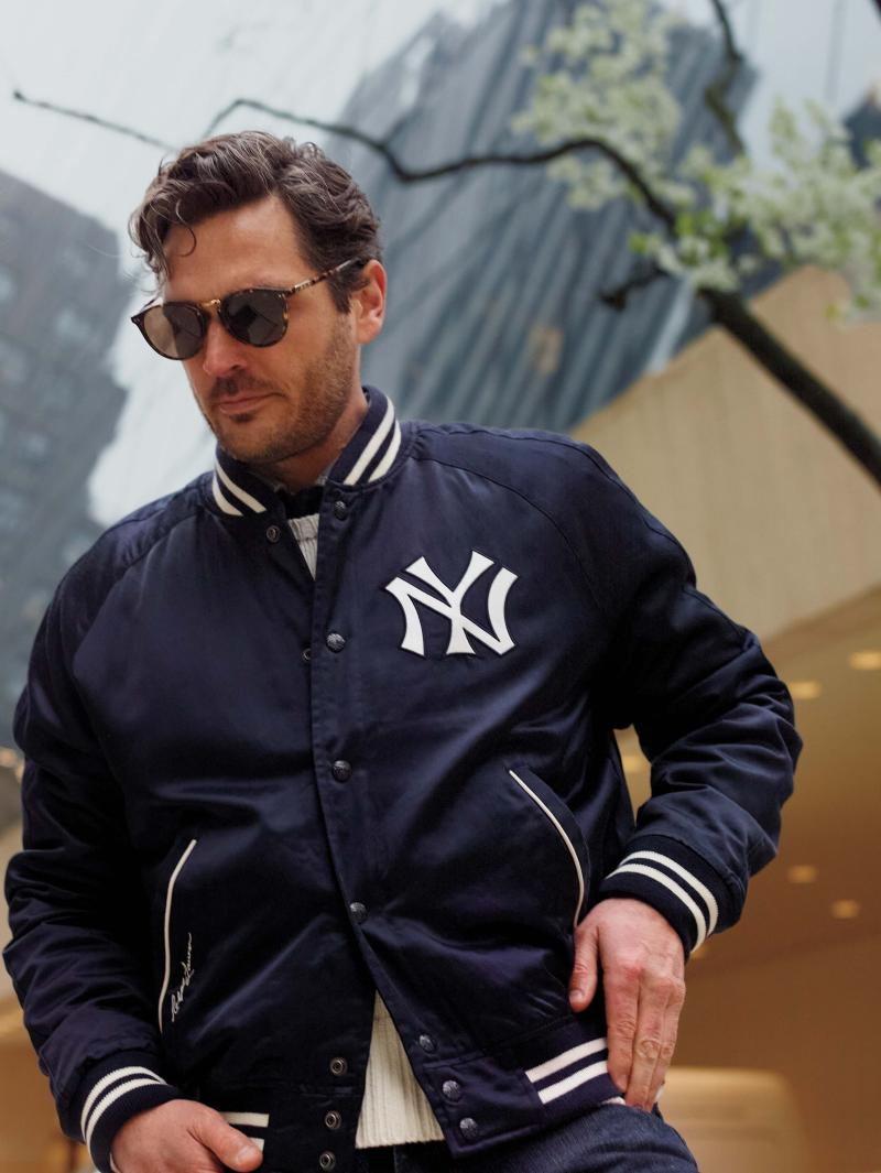 سترة Polo Ralph Lauren Yankees، مشغولة من نسيج قطني مختلط.  