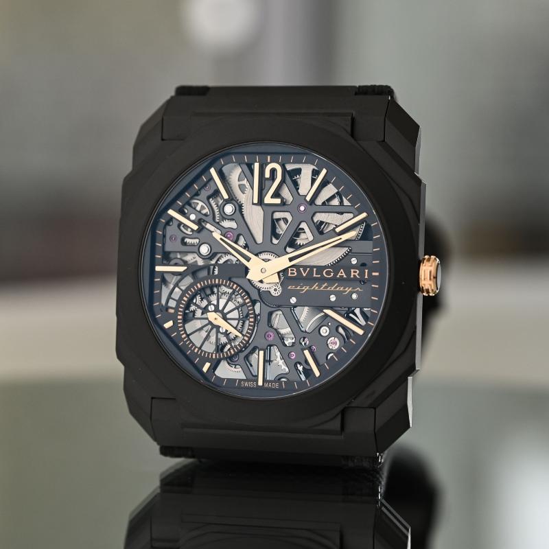 بولغري تطرح تحديثًا جديدًا لساعة Octo Finissimo Skeleton 8 Days