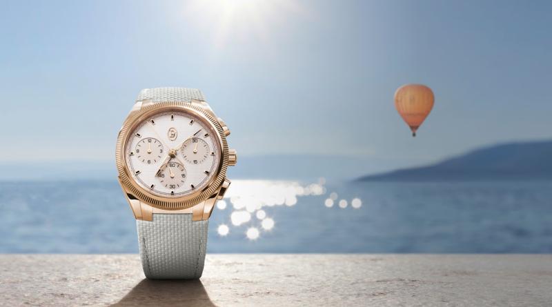 برميجياني فلورييه تطرح ساعة Tonda PF Sport Chronograph Rose Gold Sandstone