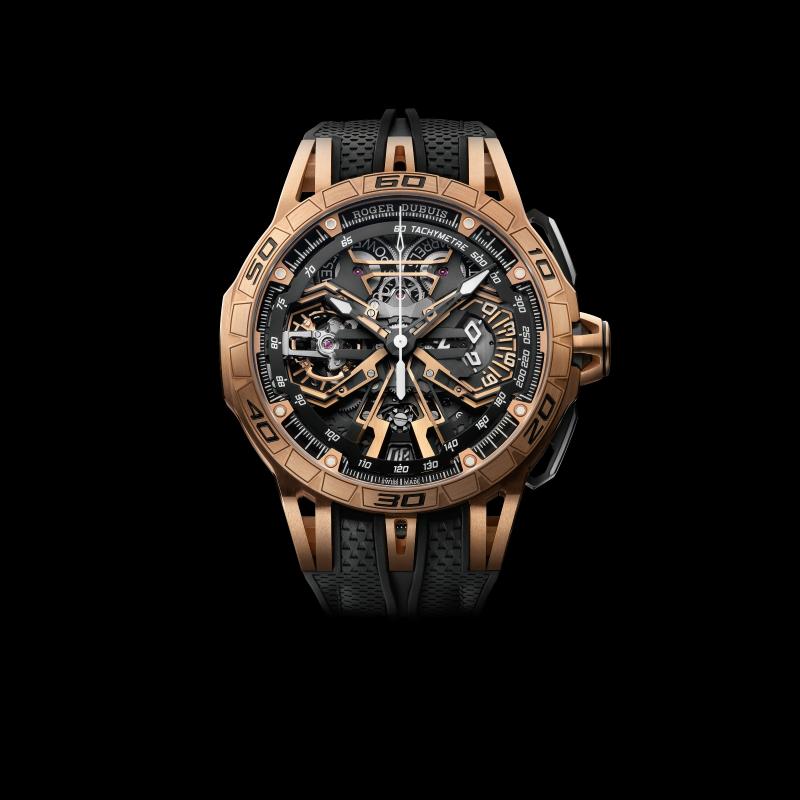 روجيه دوبوي تكشف عن تفسير جديد لساعة Excalibur Spider Flyback Chronograph