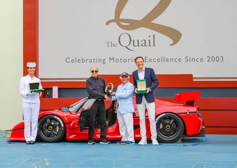 كان لقب "أفضل سيارة في ذا كويل" هذا العام من نصيب نموذج من سيارة Ferrari F50 GT1 من سنة 1996، تعود ملكيته إلى آرت زافيروبولو.