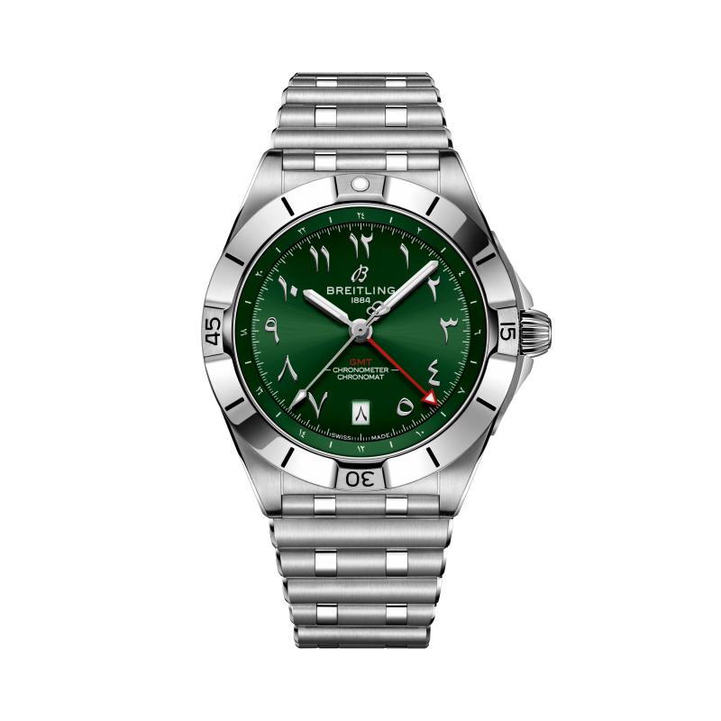 بريتلينغ تحتفي باليوم الوطني السعودي بطرح ساعة Chronomat Automatic GMT 40 KSA National Day Limited Edition