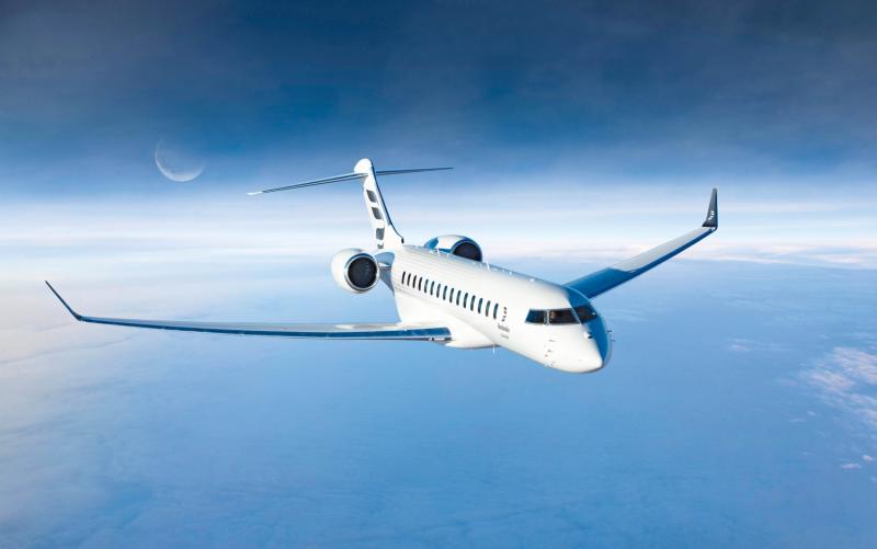 أصبحت طائرةGlobal 8000  أسرع طائرة رجال أعمال، وذلك بفضل أجنحتها المرنة Smooth Flex ومحركات GE Aerospace Passport  التي أُعيد ضبطها.