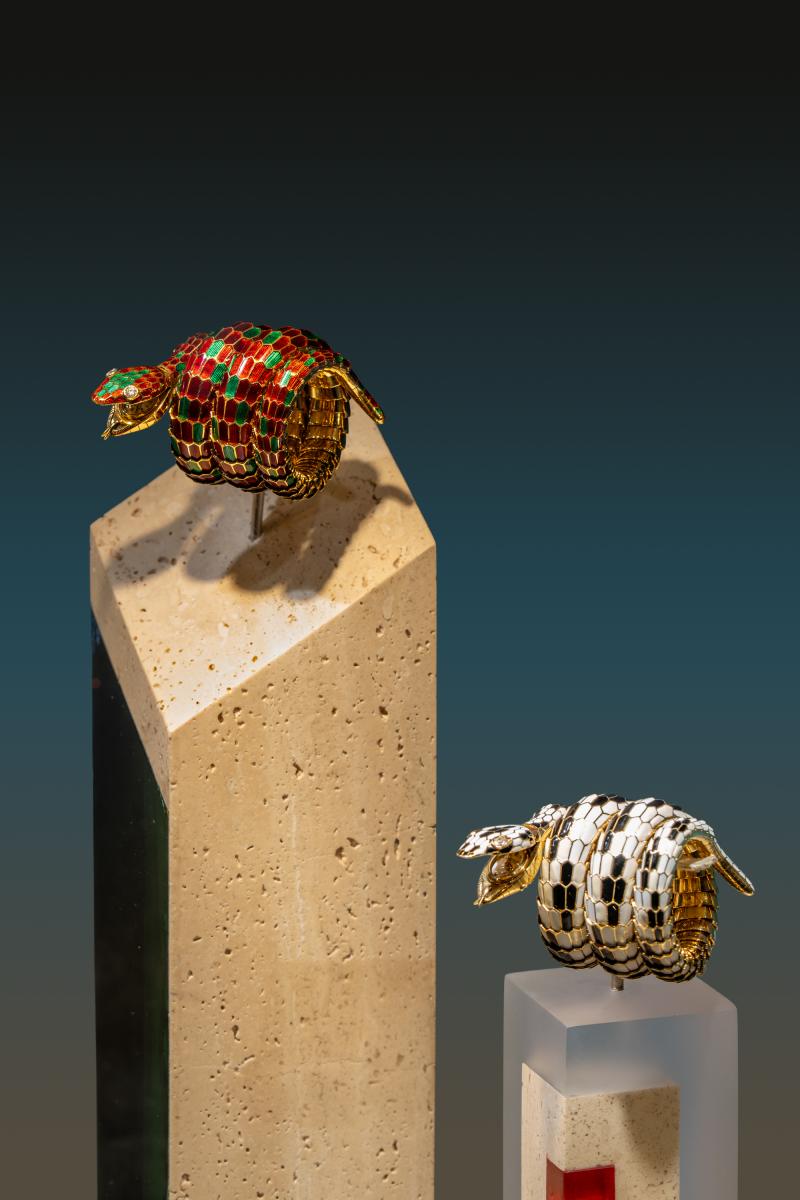 بولغري تُعيد ابتكار رمزها الدائم في معرض Serpenti Infinito بالهند