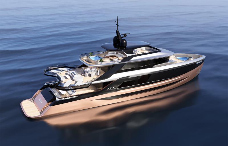 يخت Aria 39.. ثمرة خبرةٍ جمعت بين هندسة السيارات وفنون البحر
