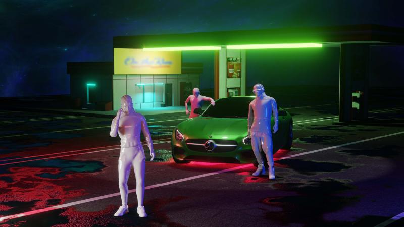 في عمل بعنوان SHANAFA، تستكشف طارق الهوس بالاستهلاك وتأثيره على القيم المجتمعية المصرية. 