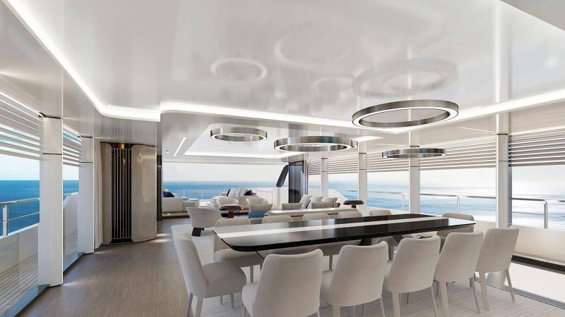 يخت Baglietto DOM133 JULES.. تلاحم متقن بين روح فيراري ولمسات لامبورجيني