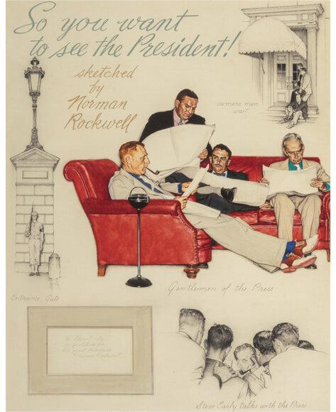 لوحات نورمان روكويل الشهيرة تعود من البيت الأبيض إلى مزاد هيريتدج بأسعار تبدأ من مليوني دولار