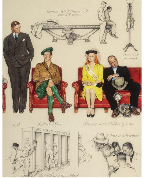 لوحات نورمان روكويل الشهيرة تعود من البيت الأبيض إلى مزاد هيريتدج بأسعار تبدأ من مليوني دولار