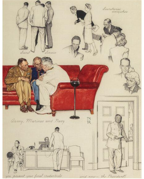 لوحات نورمان روكويل الشهيرة تعود من البيت الأبيض إلى مزاد هيريتدج بأسعار تبدأ من مليوني دولار