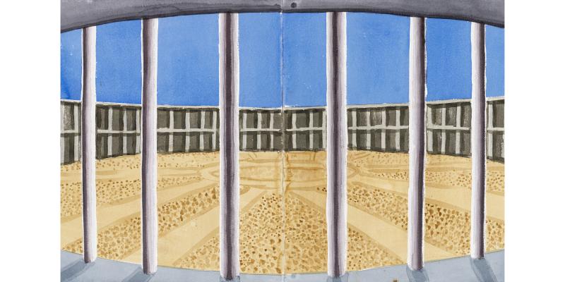 لوحة هوكني تخطف الأضواء