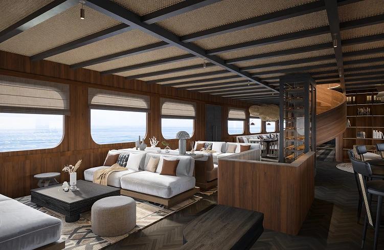 تصميم داخلي ينبض بالأصالة والاستدامة