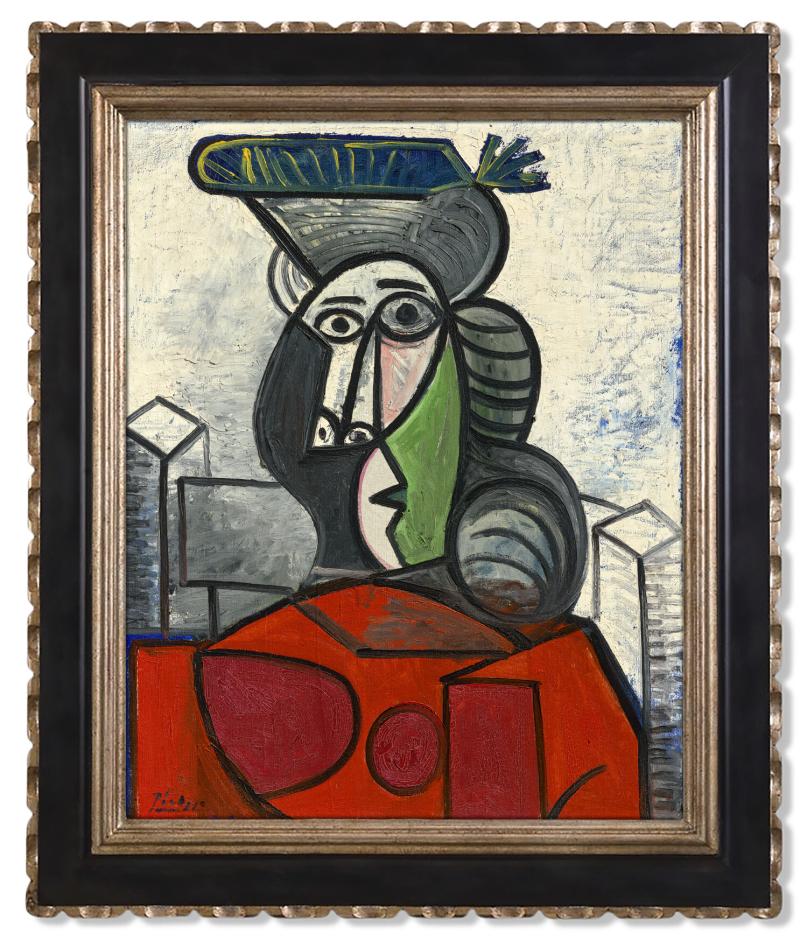 لوحة "تمثال نصفي لامرأة" لبيكاسو تحقق رقمًا قياسيًا في مزاد كريستيز هونغ كونغ