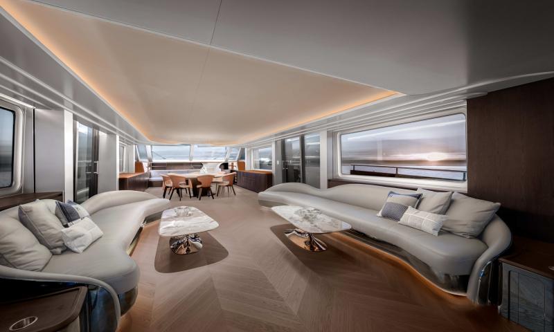  أليغرو من SuperTomato Design.. يخت بطول 30 مترًا يرتقي بفكرة القصر العائم على الماء