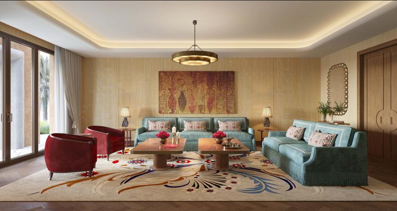 تغلب على مساكن فايينا تصاميمها داخلية غنية بالألوان والأعمال الفنية التي تعكس فلسفة العلامة.