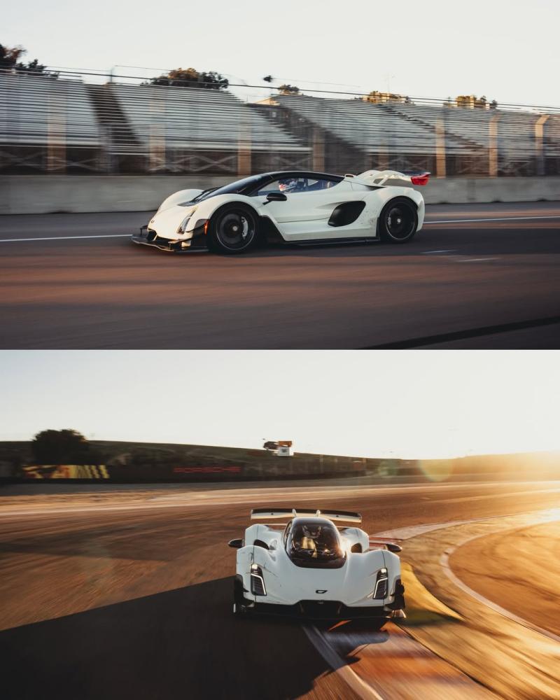 صعود اسم جديد في عالم السرعة.. سيارة Czinger 21C تحطم الرقم القياسي لحلبة لاغونا سيكا