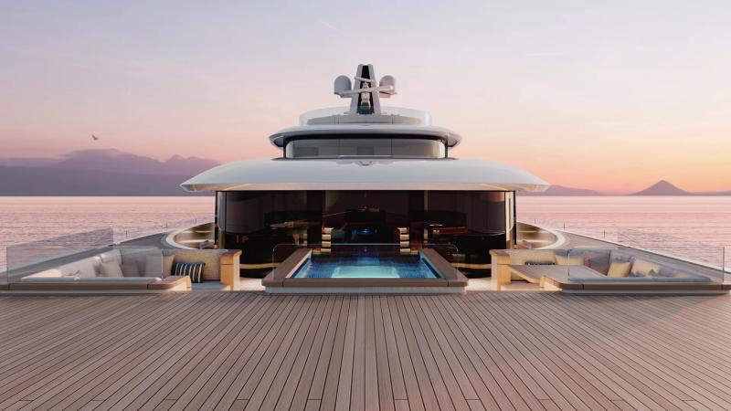 فيدشيب تكشف عن Etherea.. يخت بطول 75.5 متر مستوحى من عناصر الطبيعة