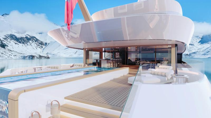 فيدشيب تكشف عن Etherea.. يخت بطول 75.5 متر مستوحى من عناصر الطبيعة