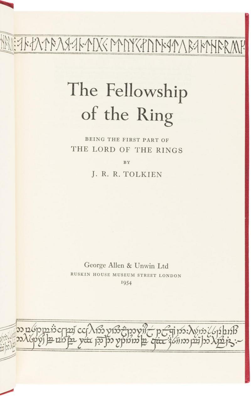 رقم قياسي لنسخة غير موقَّعة.. ثلاثية سيد الخواتم تُباع بسعر 250 ألف دولار في مزاد هيريتدج