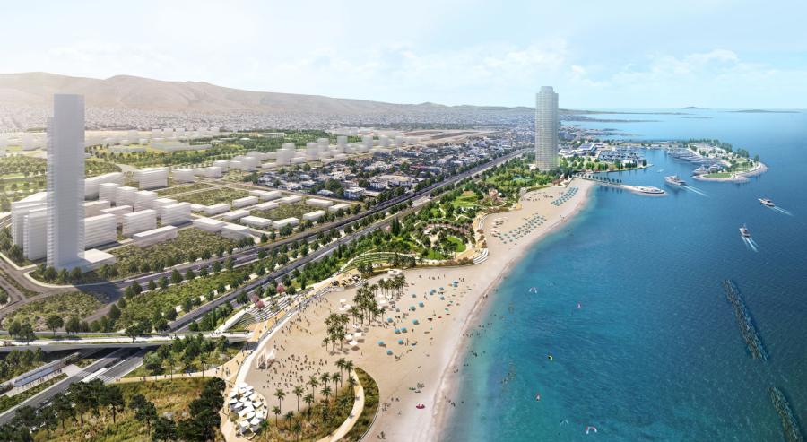 يهدف المشروع إلى ابتكار نظام بيئي حضري يمتد على 6.2 مليون متر مربع، ويعكس بعدًا جديدًا لمفهوم العيش والعمل بجوار البحر في أثينا.