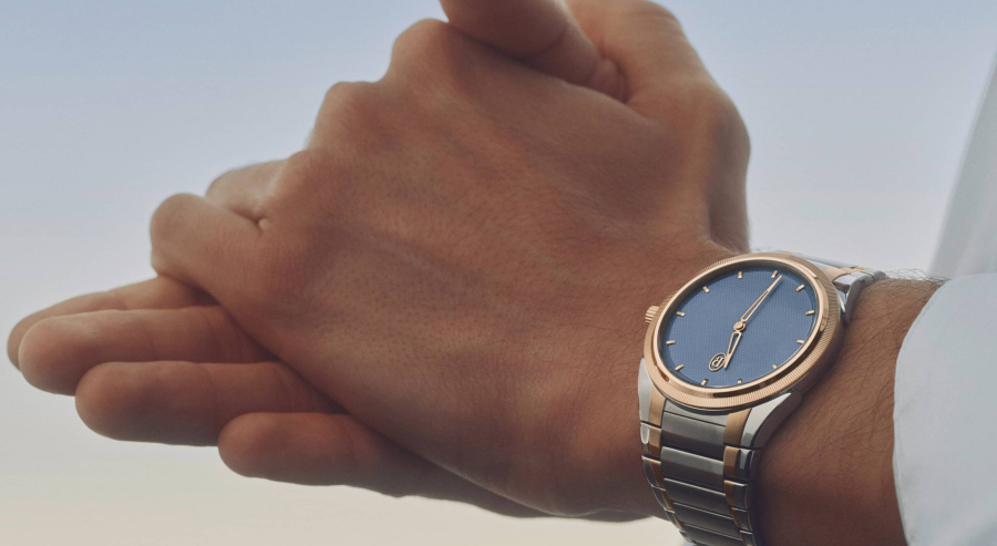 برميجياني فلورييه تجسد التناغم اللوني في ساعة Tonda PF Micro-Rotor Steel & Rose Gold