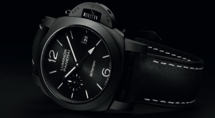 بانيراي تتبنى السيراميك لأول مرة في ساعة Luminor GMT Ceramica PAM01460